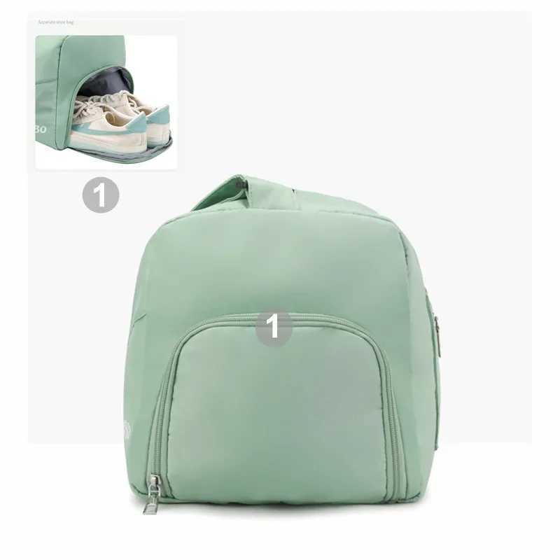 Mens fitness bag travel shoe pocket large waterproof swimming weekend yoga large fitness camping handbag sports women W240906