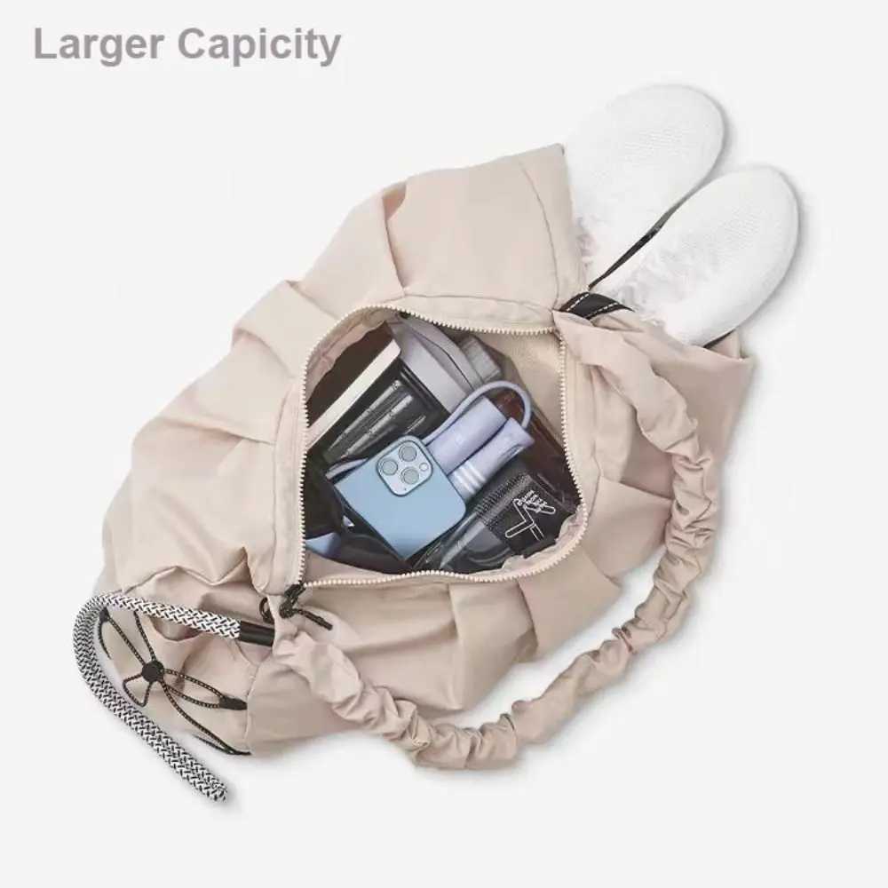 Large capacity yoga bag multifunctional waterproof fitness handbag folding design sports bag outdoor leisure sports bag W240906