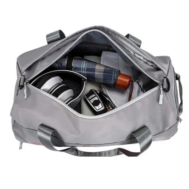 Mens Fitness Bag Waterproof Swimming Travel Set Large Yoga Training Shoes Pocket Fitness Shoulders Bolsas Womens Sports W240906