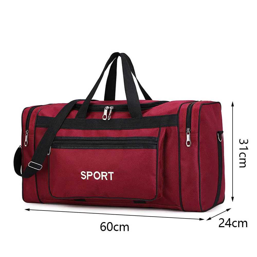 Yixiao Large Capacity Sports Fitness Bag Mens Outdoor Yoga Gym Handbag Messenger Multi functional Travel Training Shoulder Bag W240906