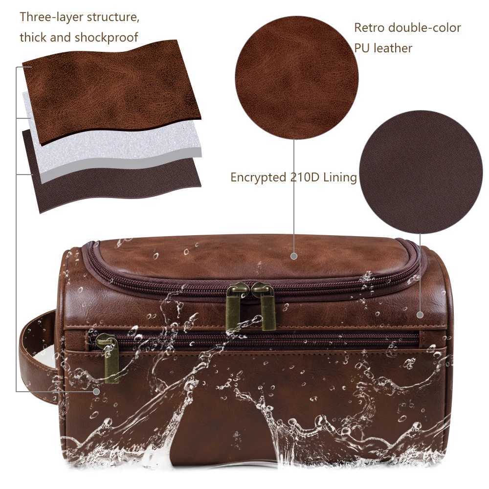 Mens Womens Dopp Kit Mens Strap Travel Makeup Bag Travel Makeup Bag W240905