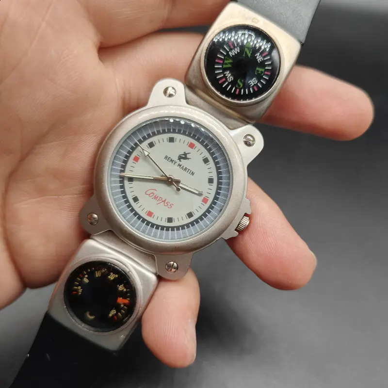 Vapor Wave Y2K scrap metal punk mens watch mechanism vintage backflow 240716