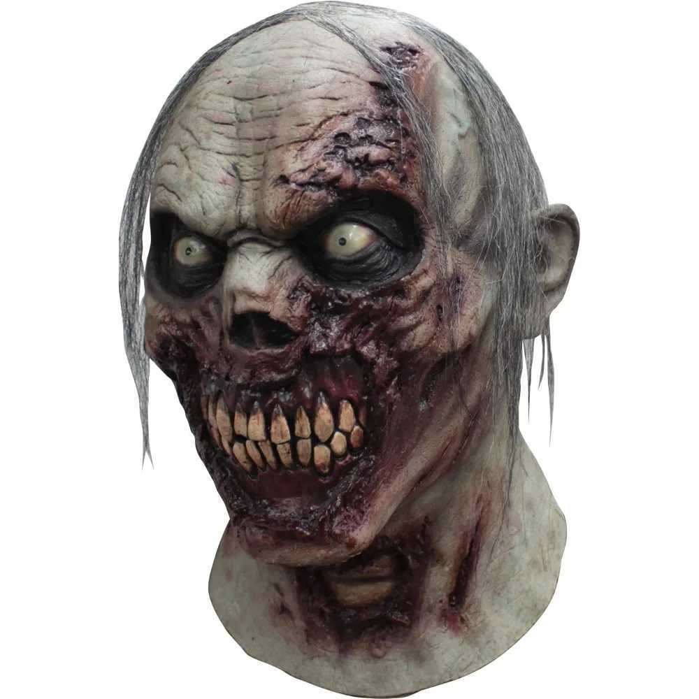 Halloween NecessitiesFurious Zombie Latex Mask Angry Zombie Latex Mask Zombie Latex MaskHalloween NecessitiesXJ240905
