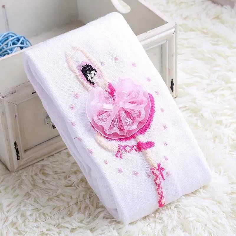 Girls Tights Autumn Kids Cotton Pantyhose Cute Soft Knitted Tights for Baby Girl Infant Toddler Stocking Children Clothing Y240906