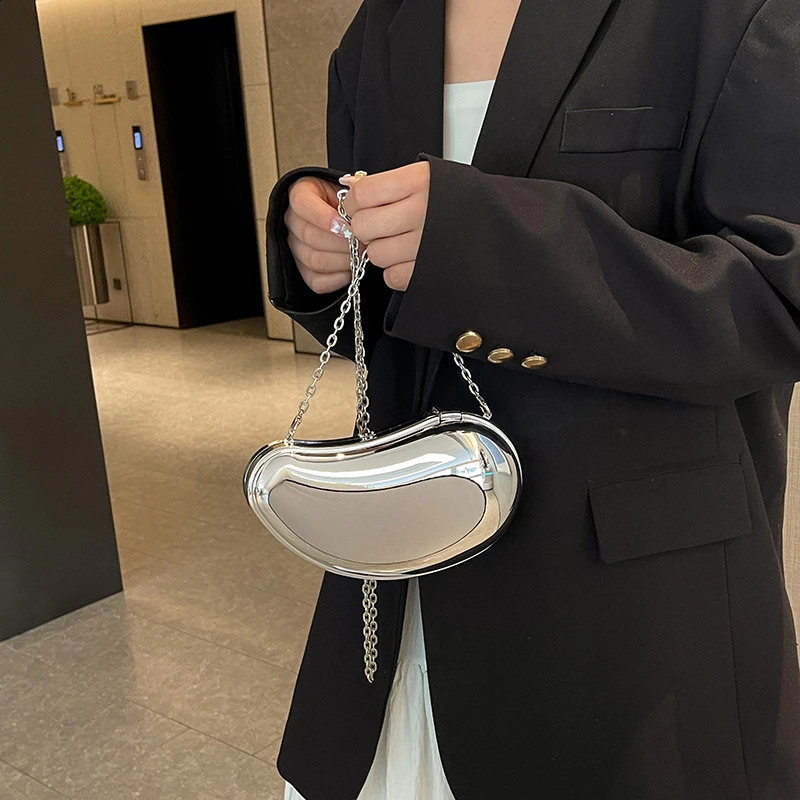 Fashion Trend Womens Shoulder Bag er Acrylic sheet Bags High quality Chain Crossbody Bags Ladies Lipstick pouch 240902