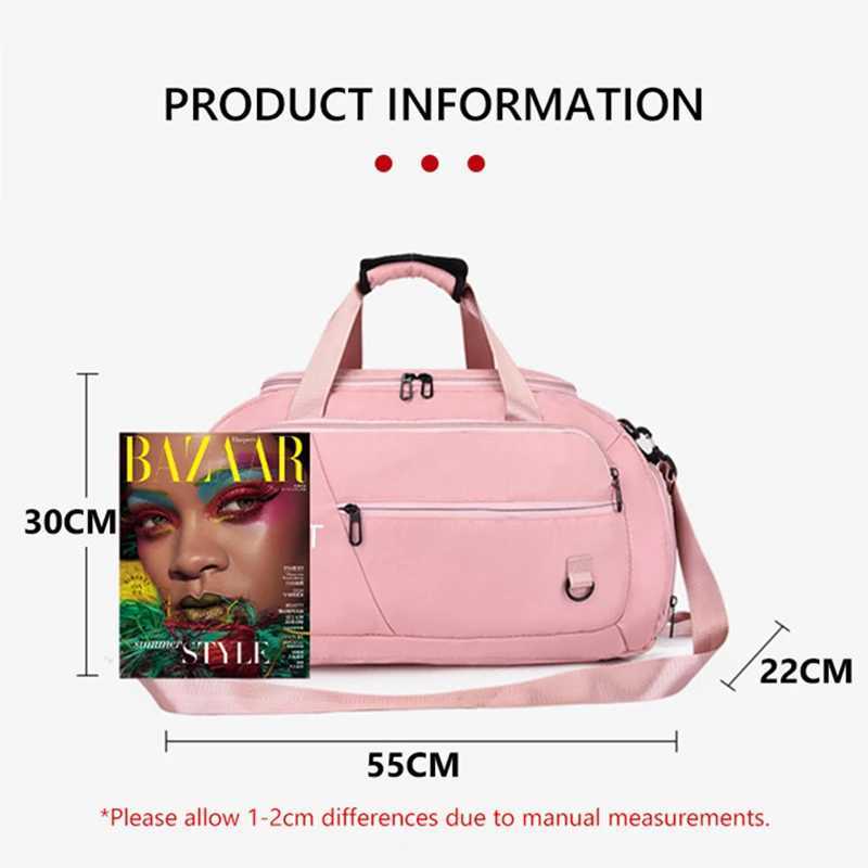 Fitness bag travel backpack womens shoulder bag outdoor yoga bag training bag Crossbody dry backpack W240906