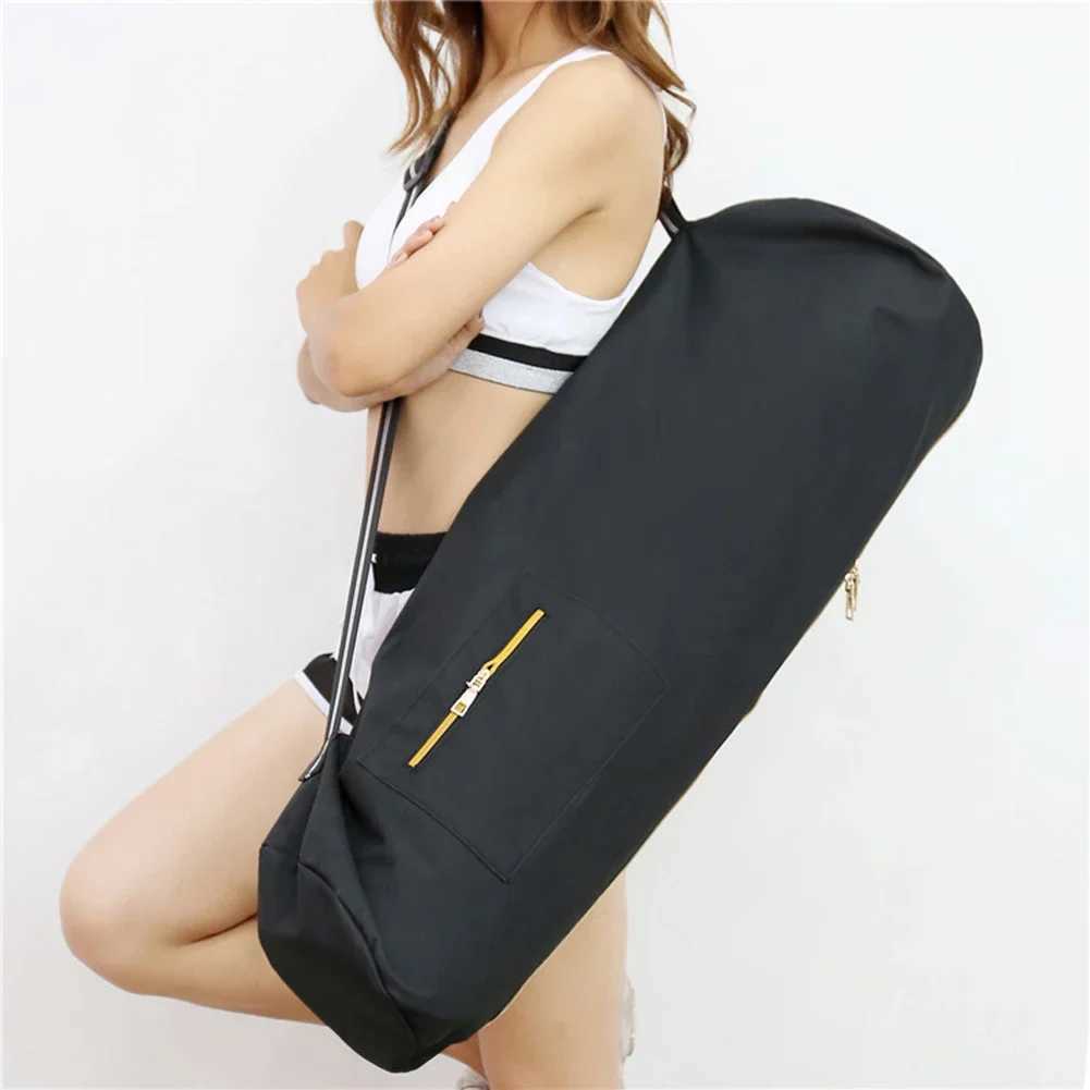 Portable 80cm Oxford cloth yoga mat bag wear-resistant yoga mat bag adjustable carrier bag foldable fitness bag W240906