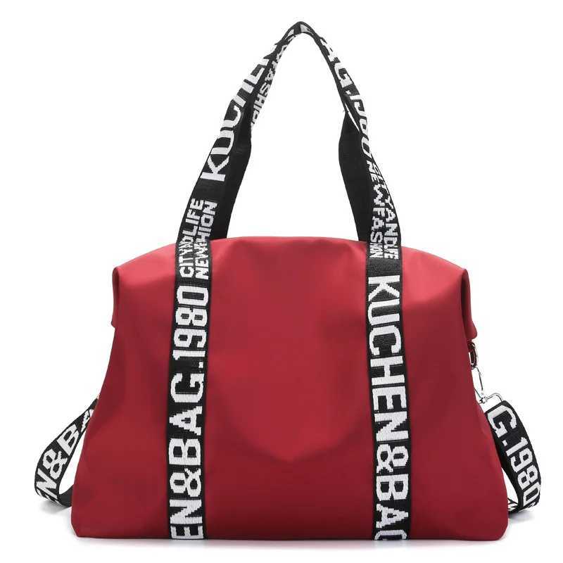 Fitness bag shoulder strap travel training exercise fitness suitable for women waterproof large lightweight yoga luggage large handbag W240906