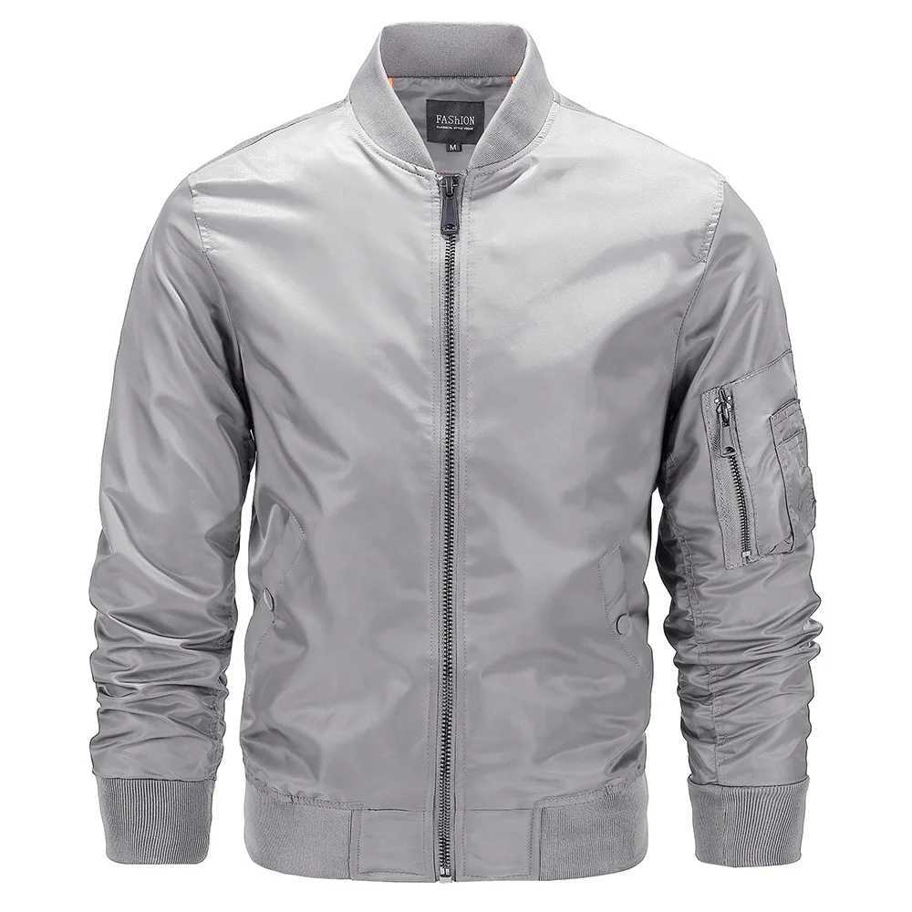 Baseball Jacket for Mens Spring and Autumn Thin Jacket Stand Up Collar Top Stand Up Collar Oversized Flying Jacket Y240906