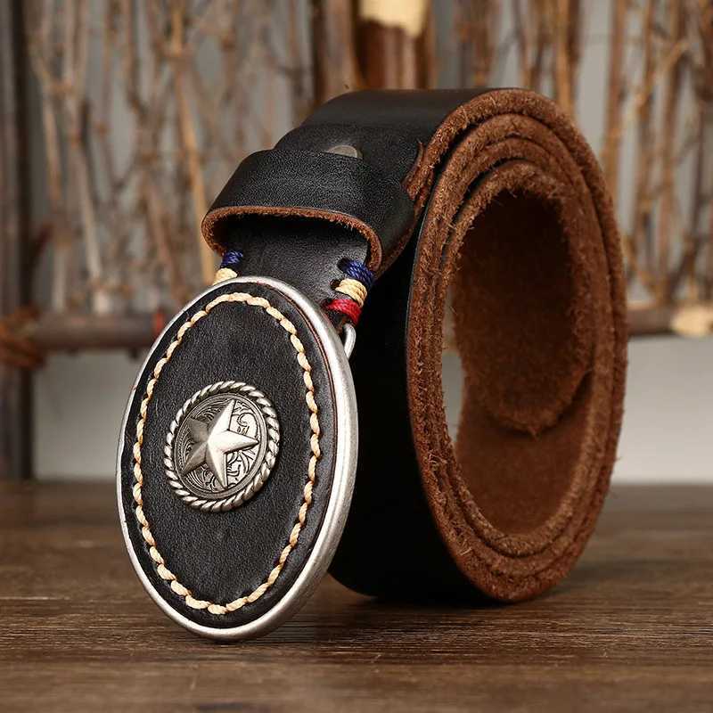 3.8CM new retro exquisite lamp luxury design mens belt automatic buckle casual personalized mens belt W240905