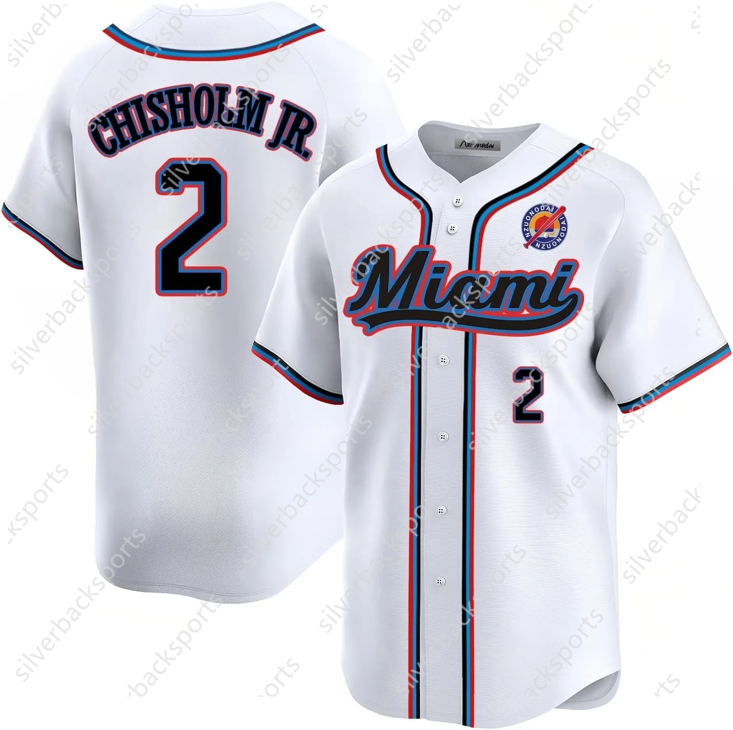 Mens/Youth Personalized ed 2 Jazzs 64 Jerar 7 Jesus 27 Avisail 15 Brian 44 Luzardo 22 Alcantara Baseball Jerseys This baseball uniform is a quick-dryi