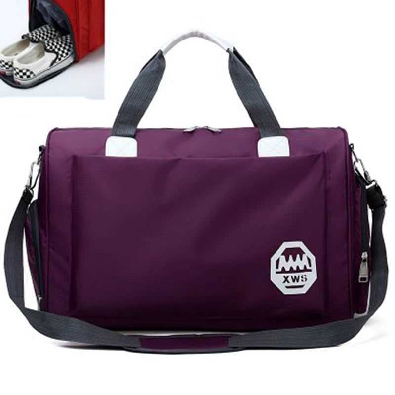 Fashionable outdoor waterproof nylon sports and fitness bag mens and womens training and fitness travel handbag yoga mat bag Sac sports bag W240906