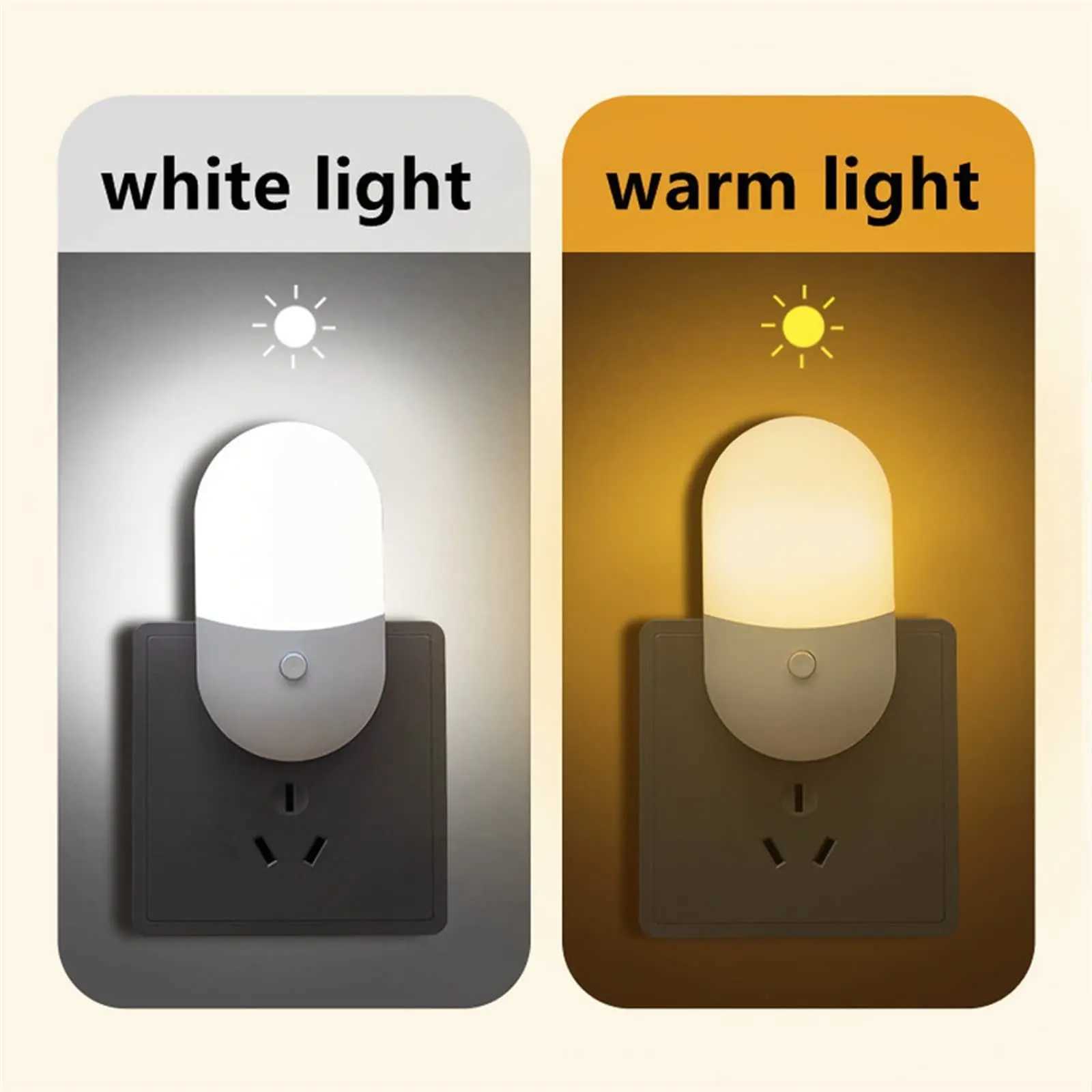 Bedlight Night Light EU US Plug LED Night Light AC220V Bedroom Light Gift Night Light Home Furnishings W240816