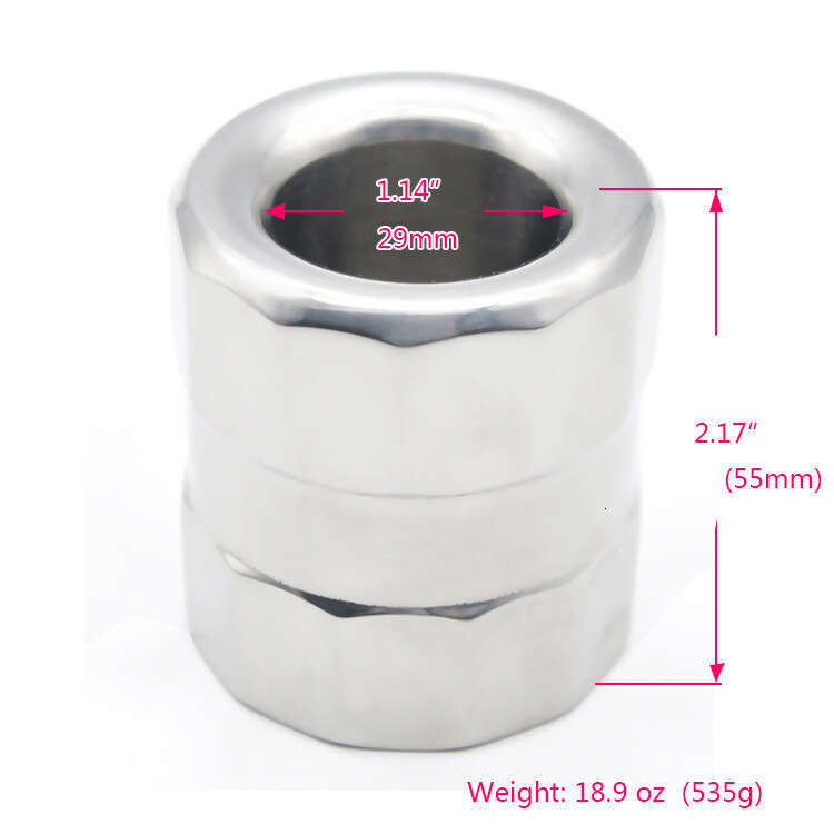 Metal stainless steel load-bearing scrotal pendant, chastity lock, alternative toy, gay product A333