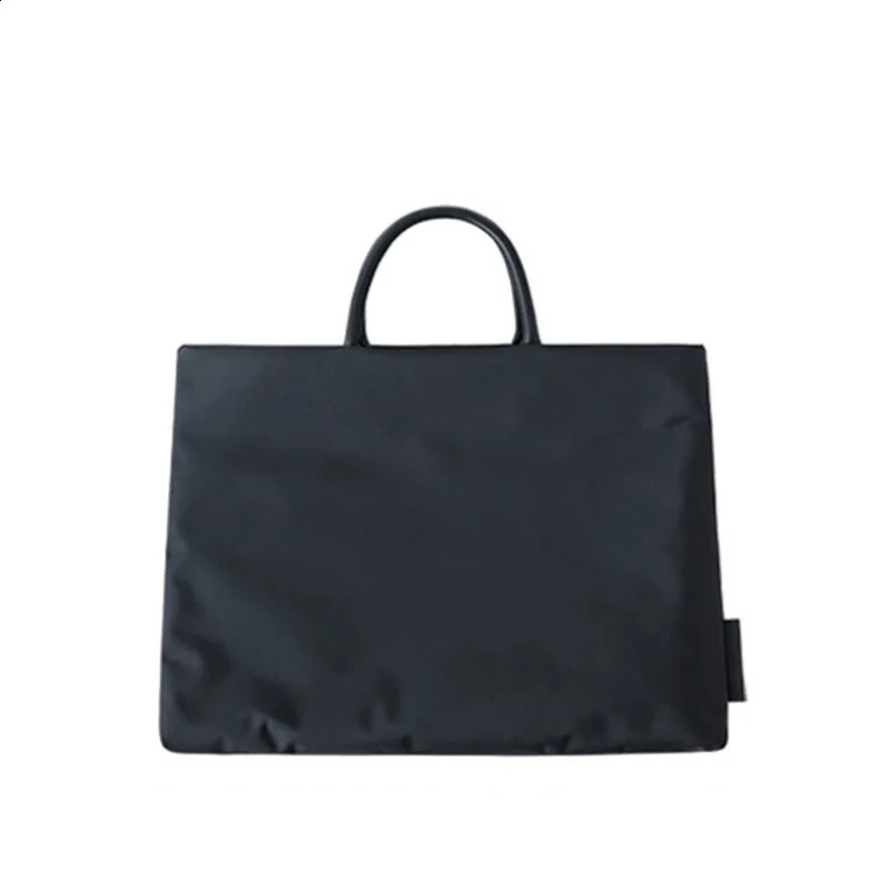 Original thick nylon womens business OL style professional computer bag 14 inch file handbag 240906