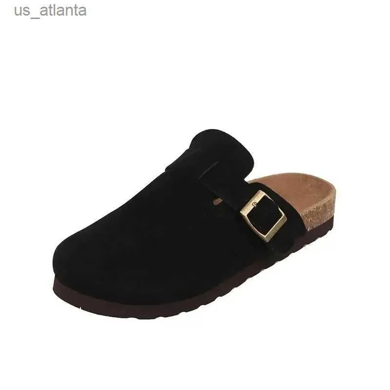 Slippers Autumn Womens Clogs Shoes Fashion Closed Platform for Women Outdoor Casual Slides atos H240416 693