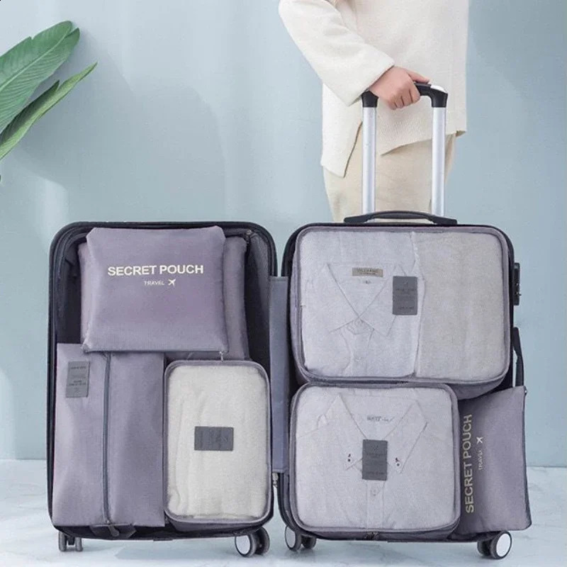 Six piece shoe luggage manager 240906