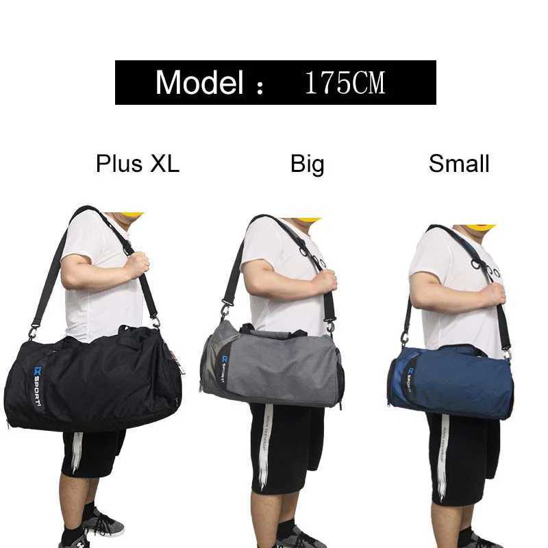 Big IX Plus XL Fitness Bag Wet Dry Training Tas Womens Yoga Handbag Sac De Sports Shoes Fitness Bag W240906