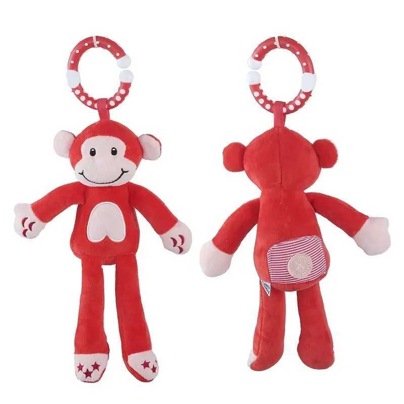 Baby Mouse Mobile Baby Toy Cart Bed Hanging Rabbit Elephant Baby Bed Hanging Bell Plush Toy 0-12 Months W240815