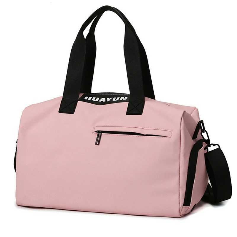 Large capacity yoga fitness bag waterproof womens swimming outdoor sports bag multifunctional manual travel luggage weekend bag W240906