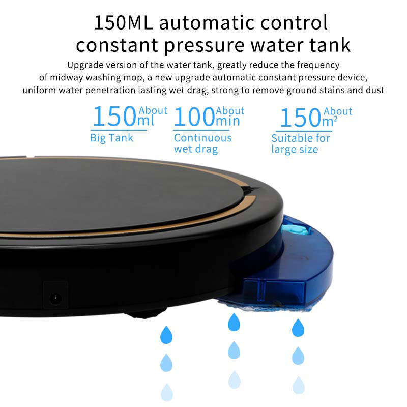 New Wireless Smart Robot Vacuum Cleaner Multifunctional Super Quiet Vacuuming Mopping Humidifying For Use Home Appliance