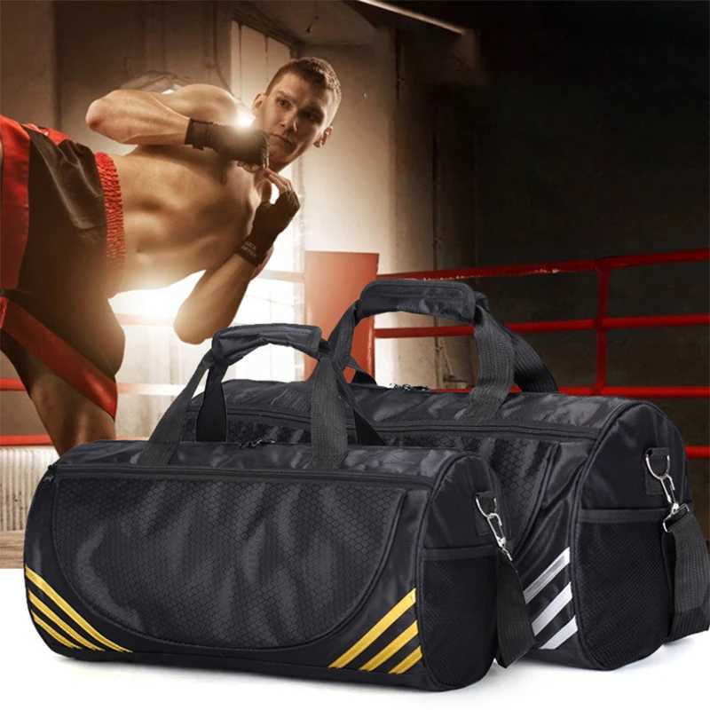 Waterproof fitness bag with shoe accessories yoga exercise bag cylindrical fitness travel bag large capacity single shoulder back W240906