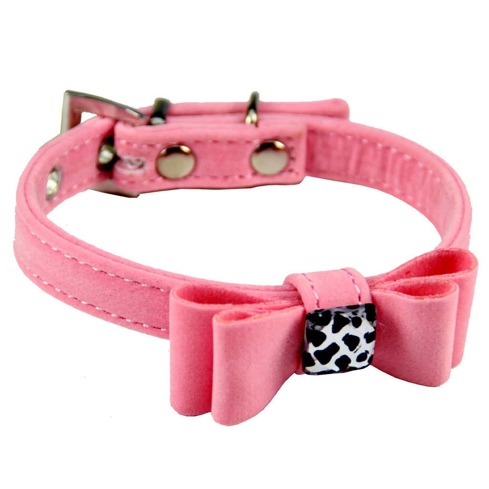 Pet collar personalized bow pet cat collar plush soft suitable for pets to wear is the perfect gift for pets
