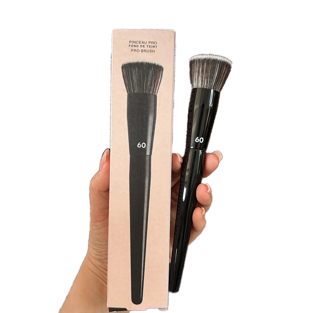 PRO Flat Foundation Brush 60 Soft Synthetic Hair Liquid Cream Cosmetics Makeup Brush Beauty Make Up Tool