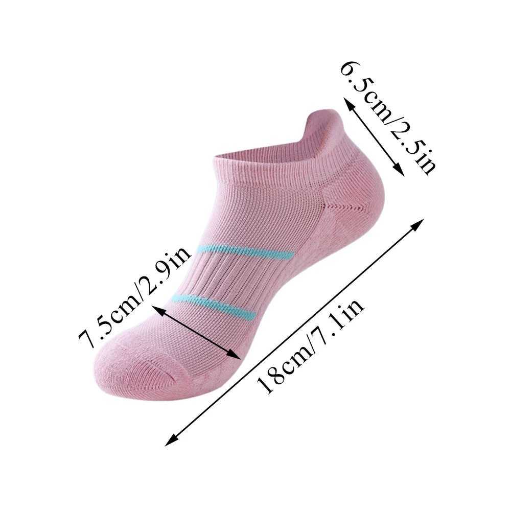 Men Sports Socks Towel Bottom Socks Solid Color Hosiery Running Socks Foot Ankle Socks Breathable Sweat Absorbent Fashion Lady Y240906