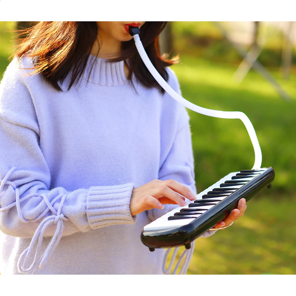 IRIN 32 Keys Melodica Piano Keyboard Style Musical Instrument Harmonica Mouth Organ With Carrying Bag Mouthpiece Educational Gif 240903 - view 4