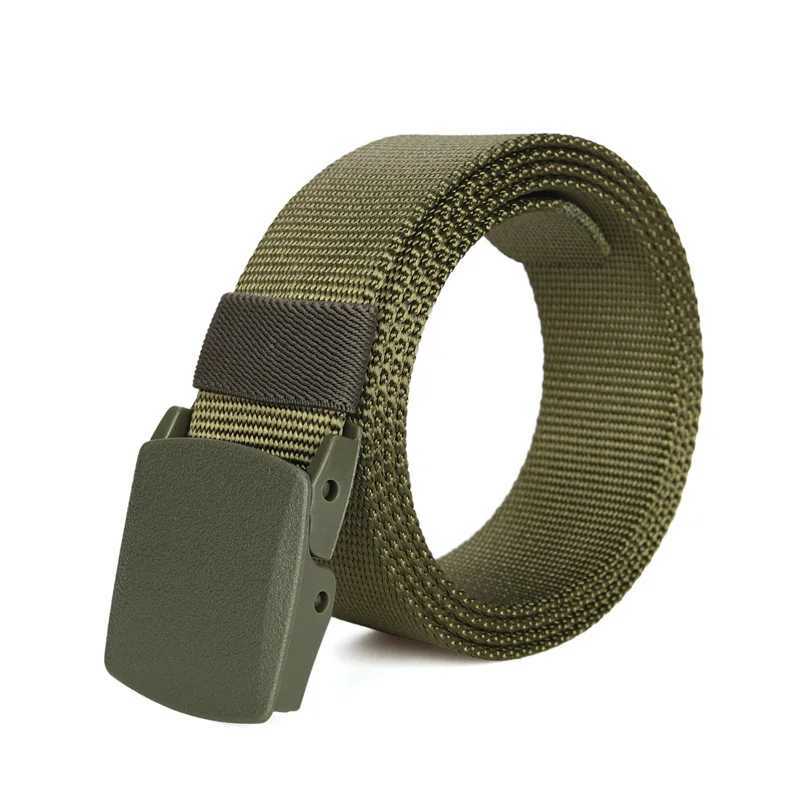 Military automatic buckle nylon strap outdoor hunting multifunctional tactical canvas strap high-quality mens strap W240905