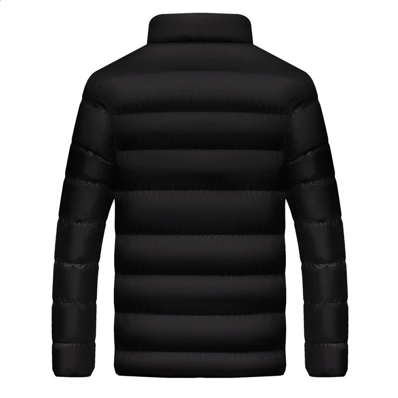 Autumn Winter Cold Jacket For Mens Thermal Coat Light Down Jackets Outwear Man Fashion Casual Windbreaker Male Clothes 240906