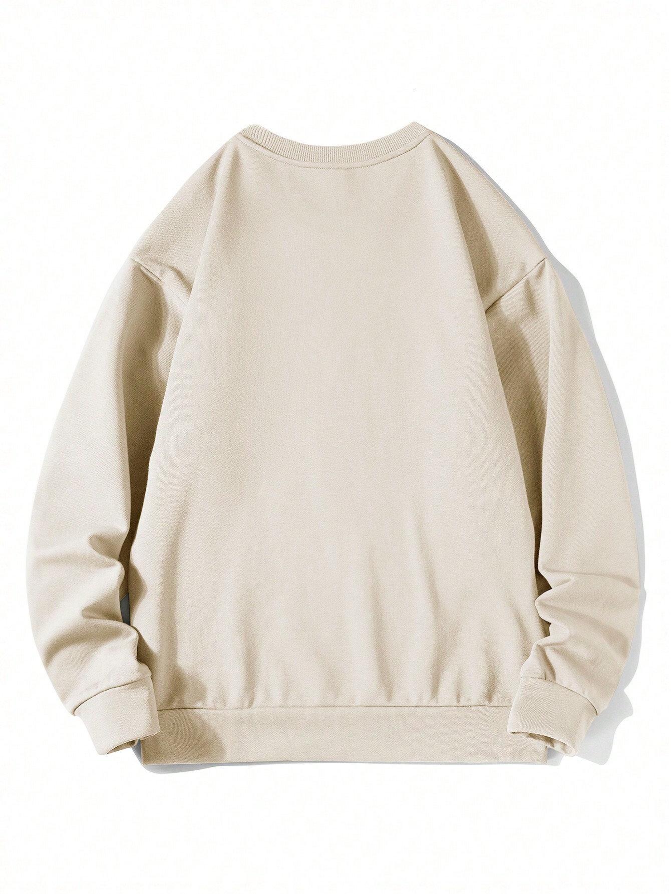 Men's Solid Color Pullover Hoodie, Spring & Autumn Sweatshirt