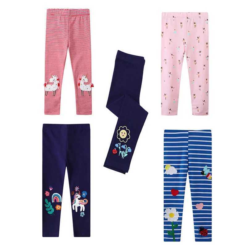 Jumping Meters 2-7T Fashion Lovely Hot Selling Baby Leggings Pants Kids Skinny Trousers Full Pencil Pants Autumn Spring Pants Y240906