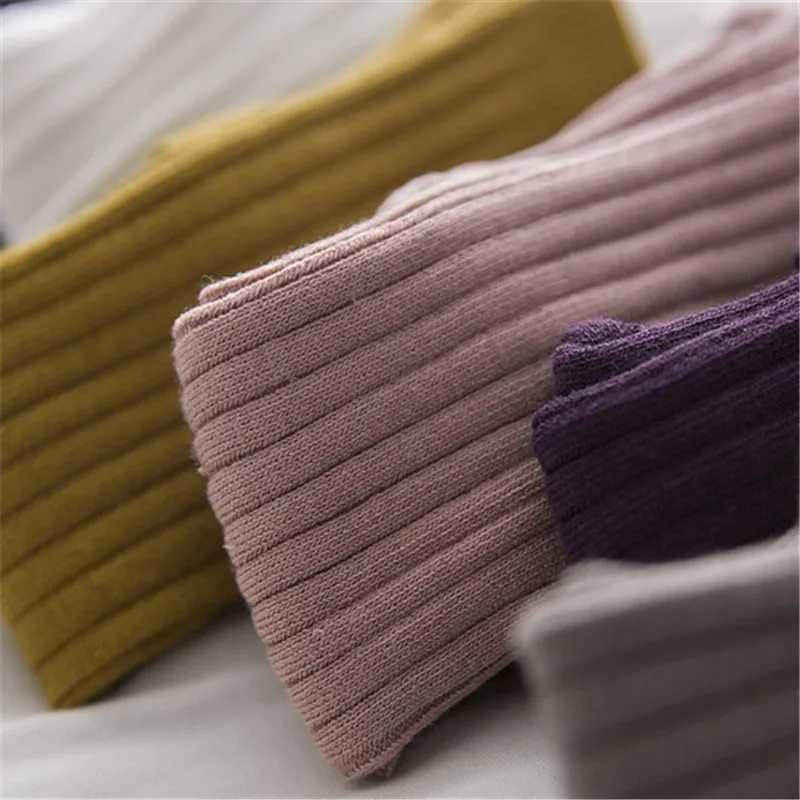 Solid Kids Girls Leggings Cotton Knit Leggings for Girls Casual Childrens Girl Summer Pantyhose Summer Spring Y240906