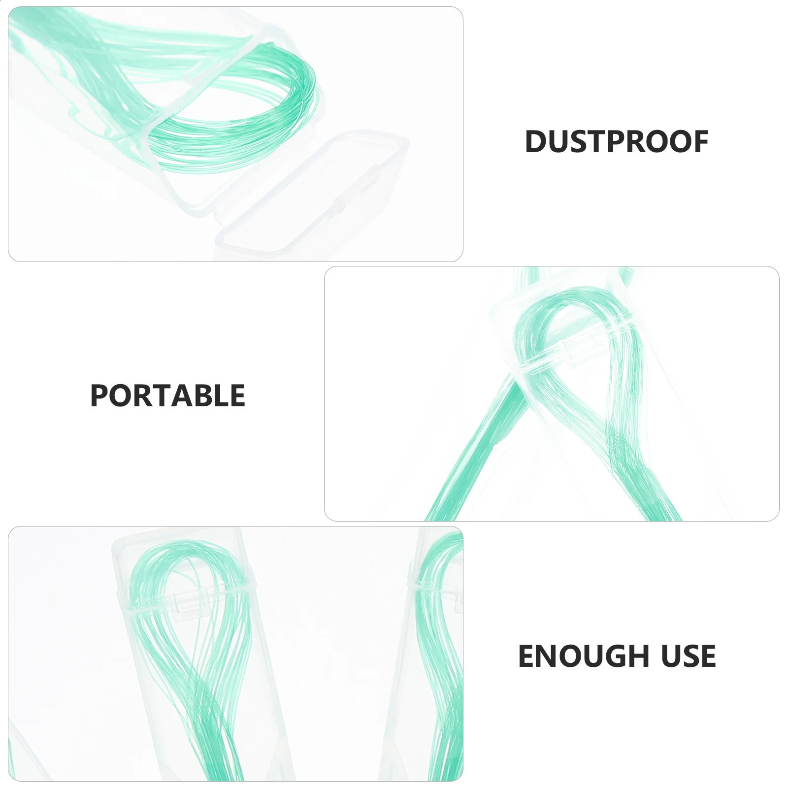 6 Boxes Floss Threader Thread Braces Dental Floss Threader Flossers Retainer Threaders Reusable Nylon Supplies 240905