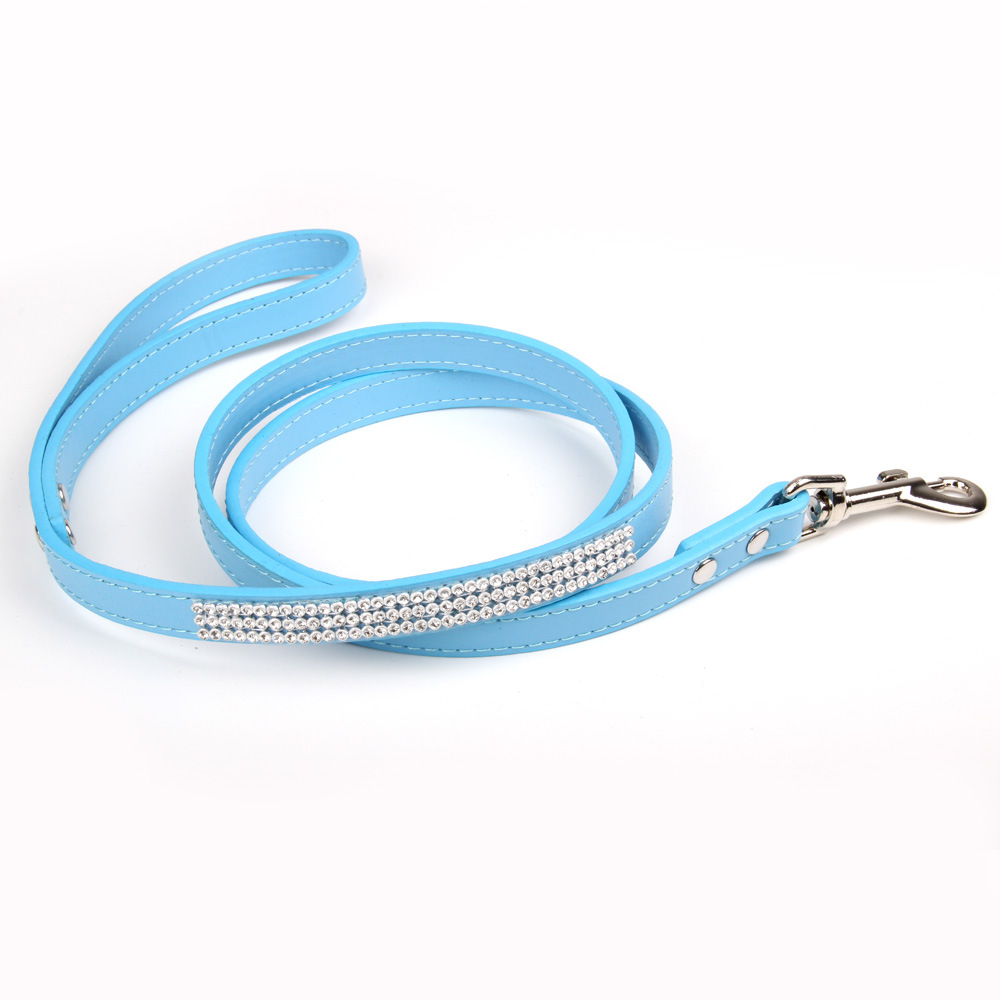 Halloween fashion rhinestone ornaments leash dog chain anti-lost pet dog dog cat leash wholesale