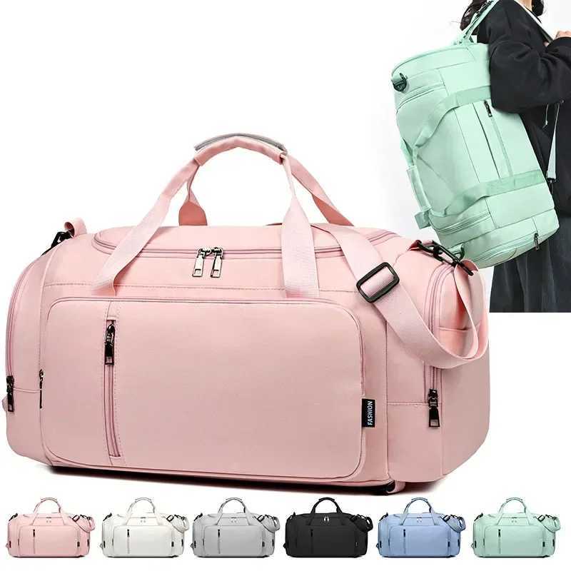 Fitness travel bag sports handbag womens wet and dry shoe pocket single shoulder cross body swimming yoga backpack backpack W240906