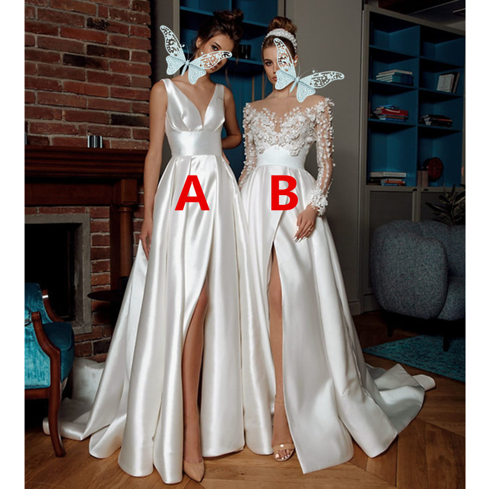 Wedding Dresses Mermaid Sleeveless Lace Appliques Sequins Beaded Pearls Floor Length Sexy Plus Size Bridal Gowns 01