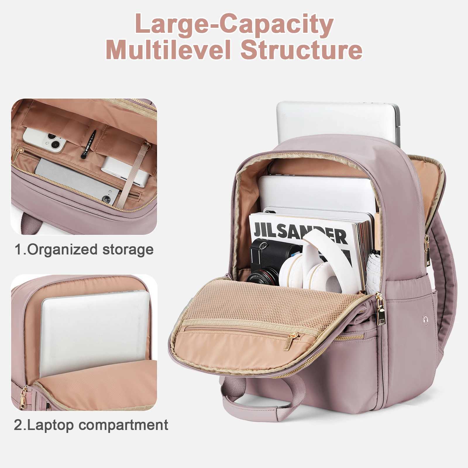 Travel Backpack for Woman Waterproof and Durable Laptop Bag Outdoor Personal Item Girl s Campus 240906