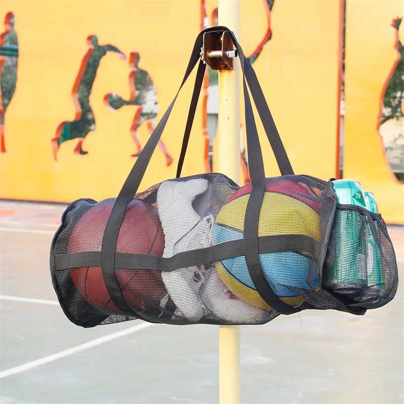 Yoga mat carrier bag basketball volleyball bag sports and fitness storage bag mesh lightweight Pilates and fitness bag W240906