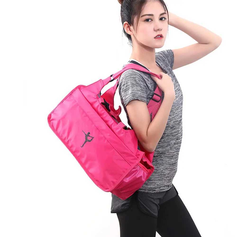 Waterproof fitness yoga bag womens sports fitness shoulder yoga mat storage bag no mat outdoor training bag W240906