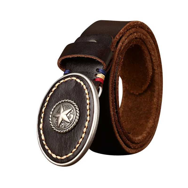 3.8CM new retro exquisite lamp luxury design mens belt automatic buckle casual personalized mens belt W240905