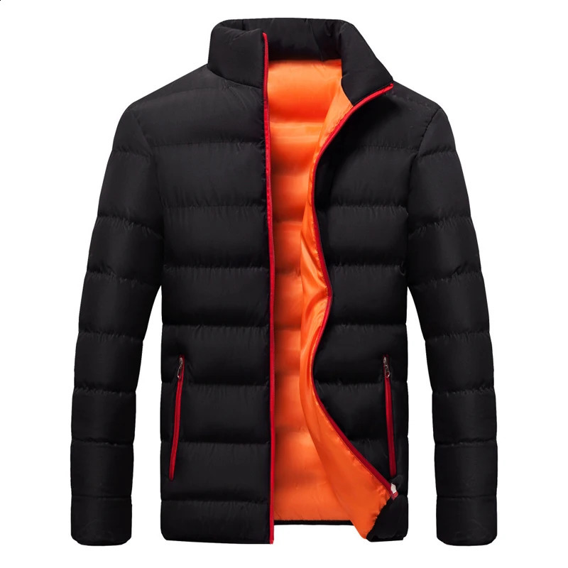 Autumn Winter Cold Jacket For Mens Thermal Coat Light Down Jackets Outwear Man Fashion Casual Windbreaker Male Clothes 240906