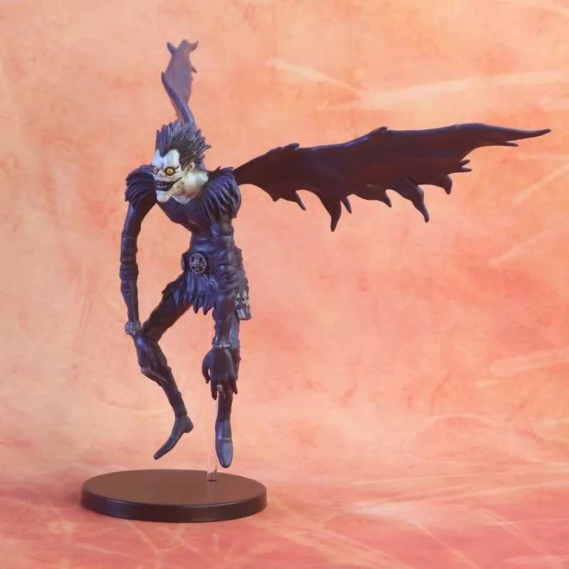 24CM Animated Character Death Note Ryuk Yagami Light MisaMisa PVC Standing Model Posture Childrens Series Gift Decoration Sculpture W240905357
