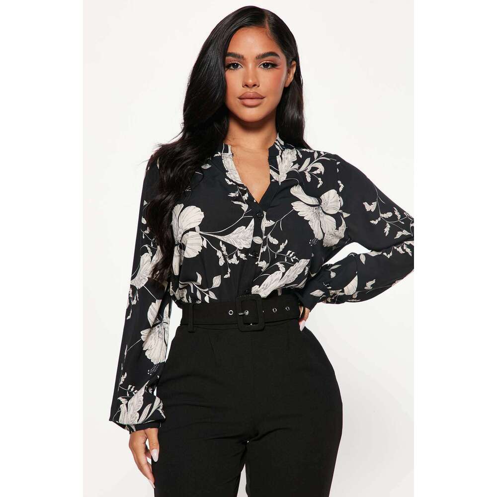 2024 Spring/Summer New Women's Open Top Long Sleeve Shirt