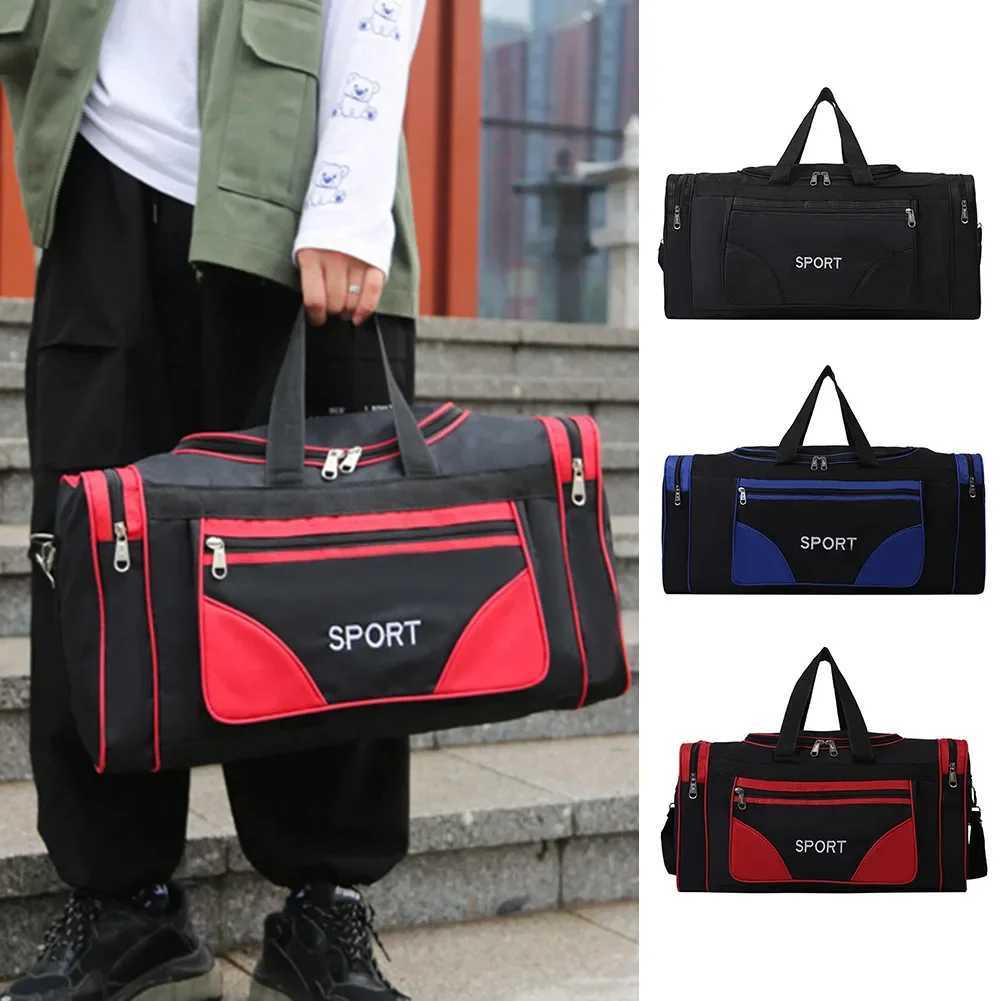 Oxford Fitness Bag Large Capacity Yoga Sports Backpack Waterproof Multi functional Adjustable Shoulder Strap Outdoor Football W240906