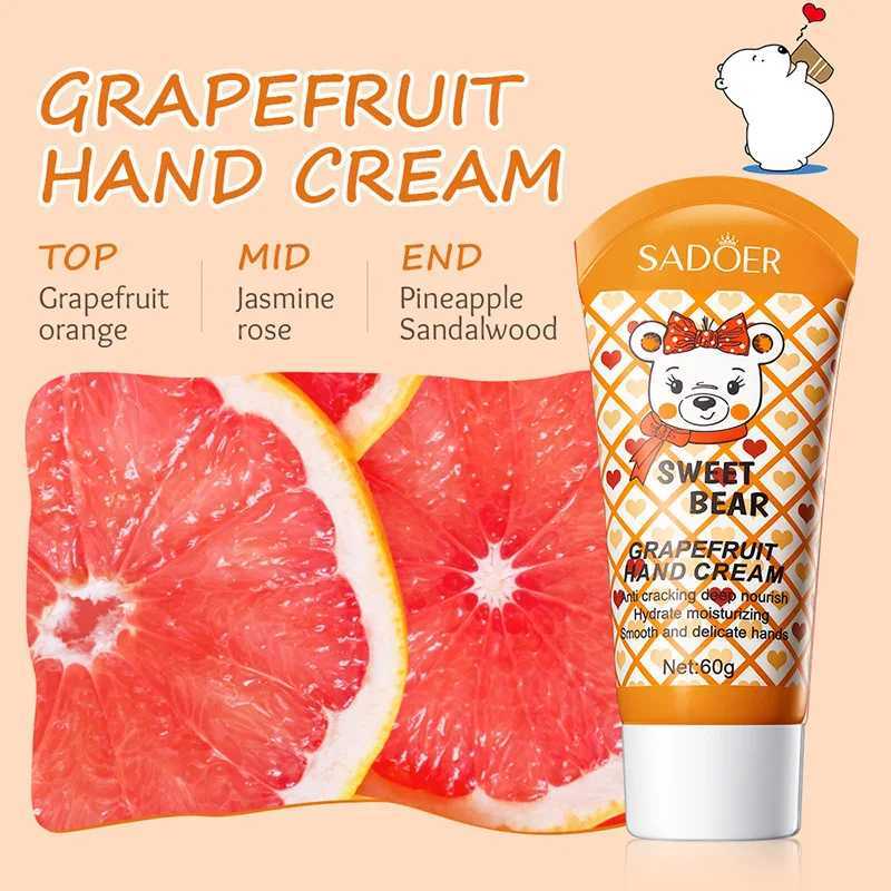 SADOER Milk Avocado Moisturizing Hand Cream Hands Nourishing Brightening Hydrating Handcream Hands Skin Care Products M240906