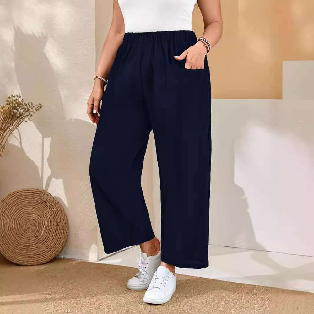 2024 Autumn/Winter New Women's High Waist with Strap Comfortable and Breathable Casual Pants for Women
