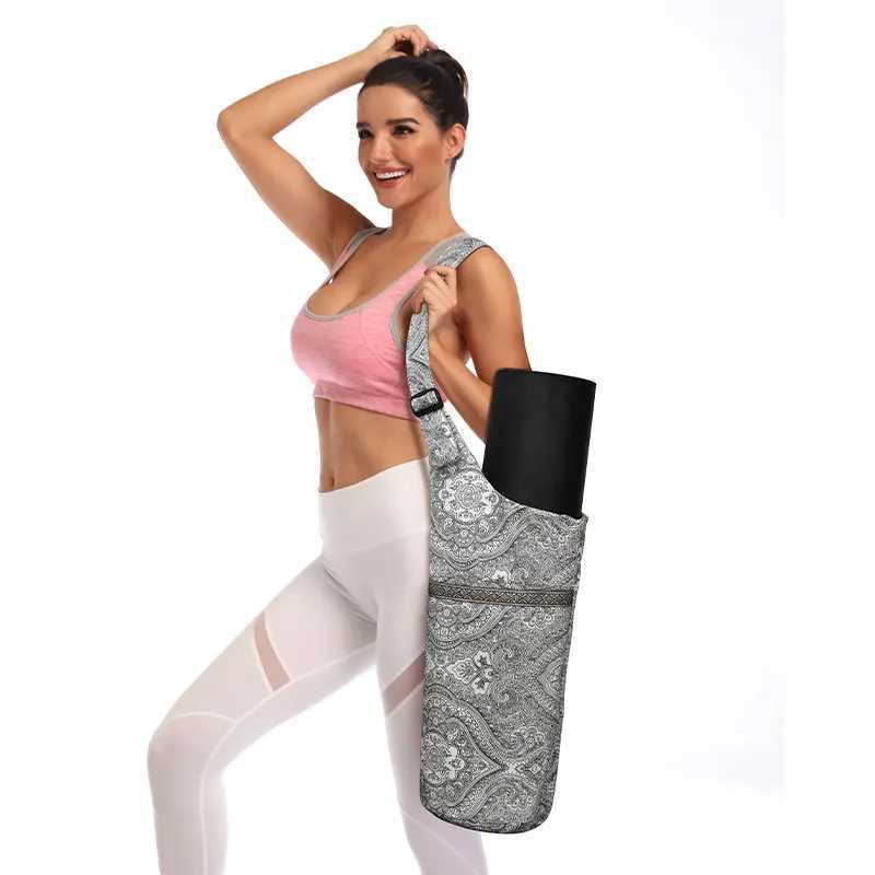 Fashionable ethnic style yoga bag casual exercise bag yoga mat storage box fitness equipment W240906